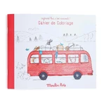 Pre-illustrated drawing paper, Moulin Roty