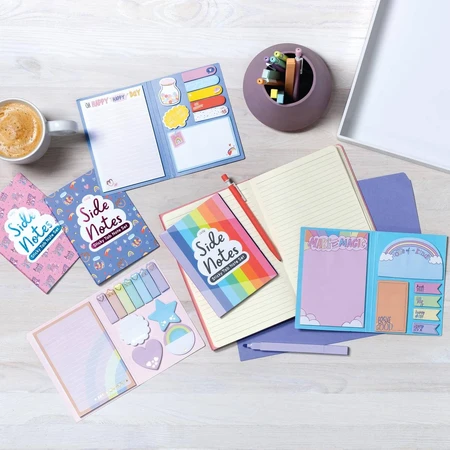 Set d'index et de notes autocollants - Curcubee pastel