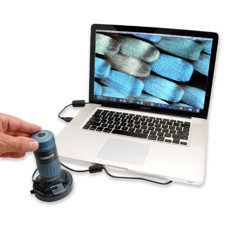 Microscopio digital USB con iluminación LED, 90x-480x, zPix 300
