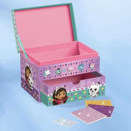 Set de bricolaje creativo Decora tu propio joyero Gabby's Dollhouse