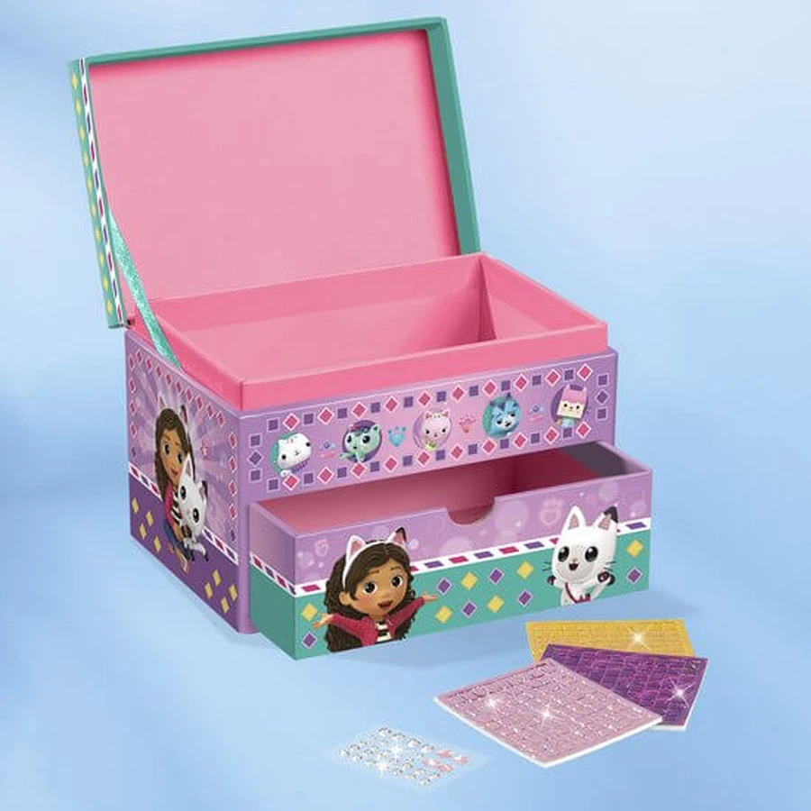 Set de bricolaje creativo Decora tu propio joyero Gabby's Dollhouse