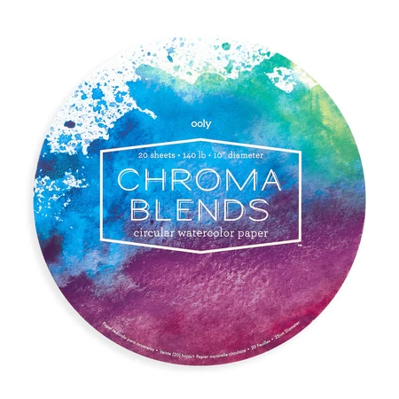 Rond tekenblok Aquarel Chroma Chroma Blends