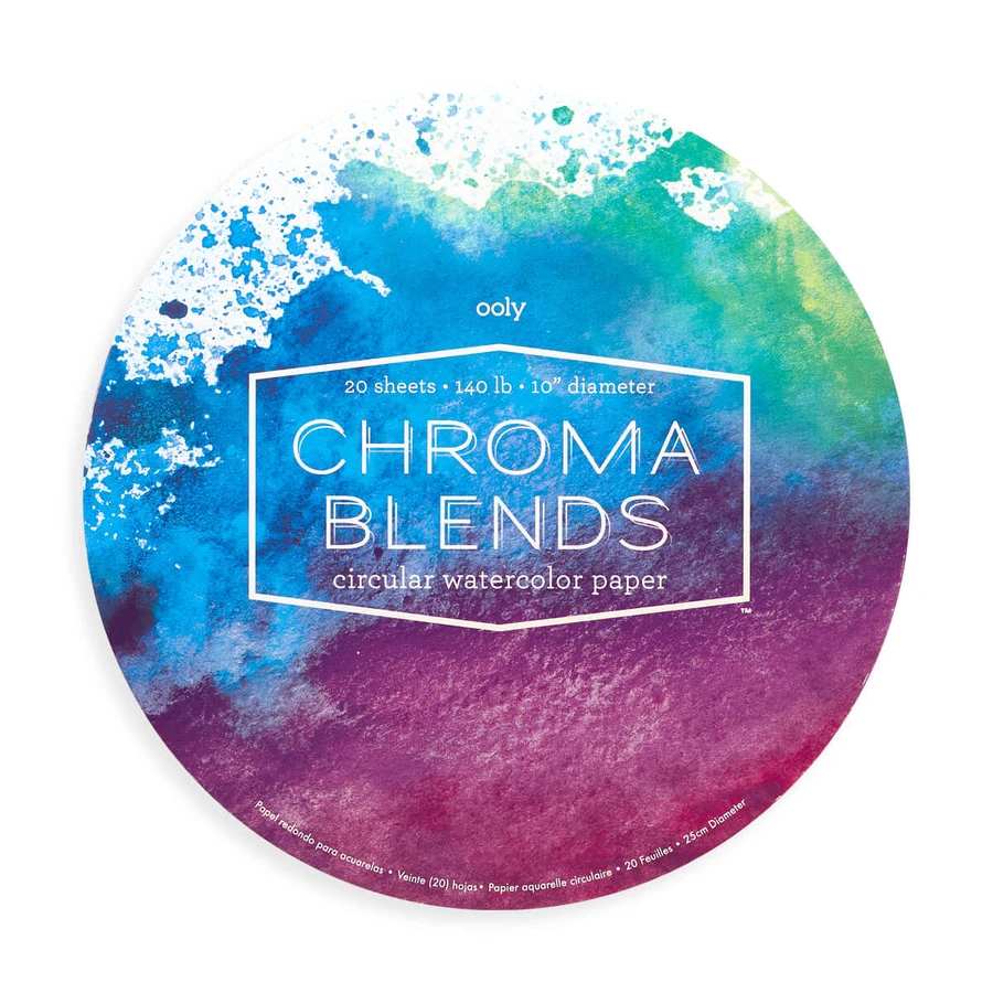 Rond tekenblok Aquarel Chroma Chroma Blends