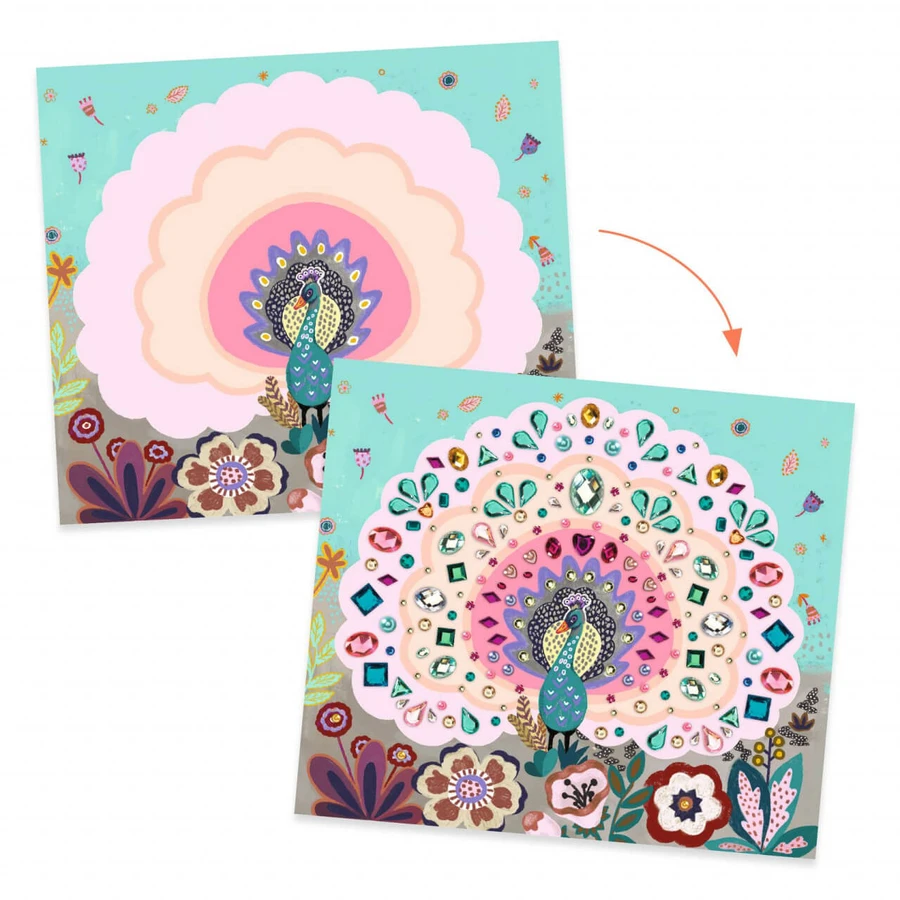 Creative rhinestone set Wild Beauty, Djeco