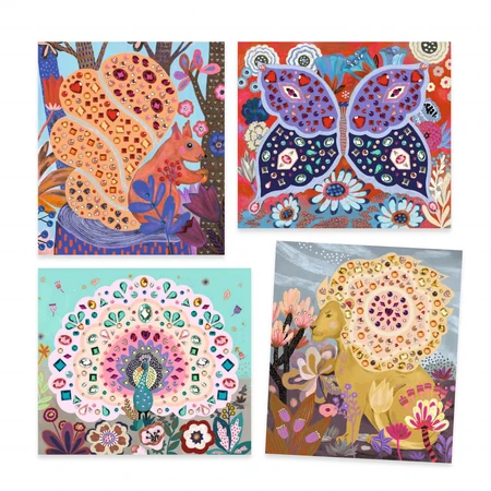 Creative rhinestone set Wild Beauty, Djeco