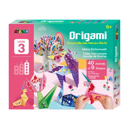 Origami - Unicorns - level 3