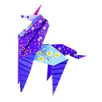 Origami - Unicorns - level 3