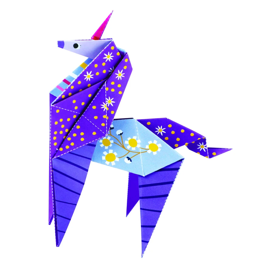 Origami - Unicorns - level 3