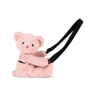 Teddy Bear - bezaubernde Crossbody-Tasche, 30 cm, Puderrosa