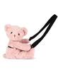 Teddy Bear - schattige crossbody tas, 30 cm, Poederroze