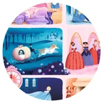 Puzzle de l'histoire de Cendrillon, Djeco