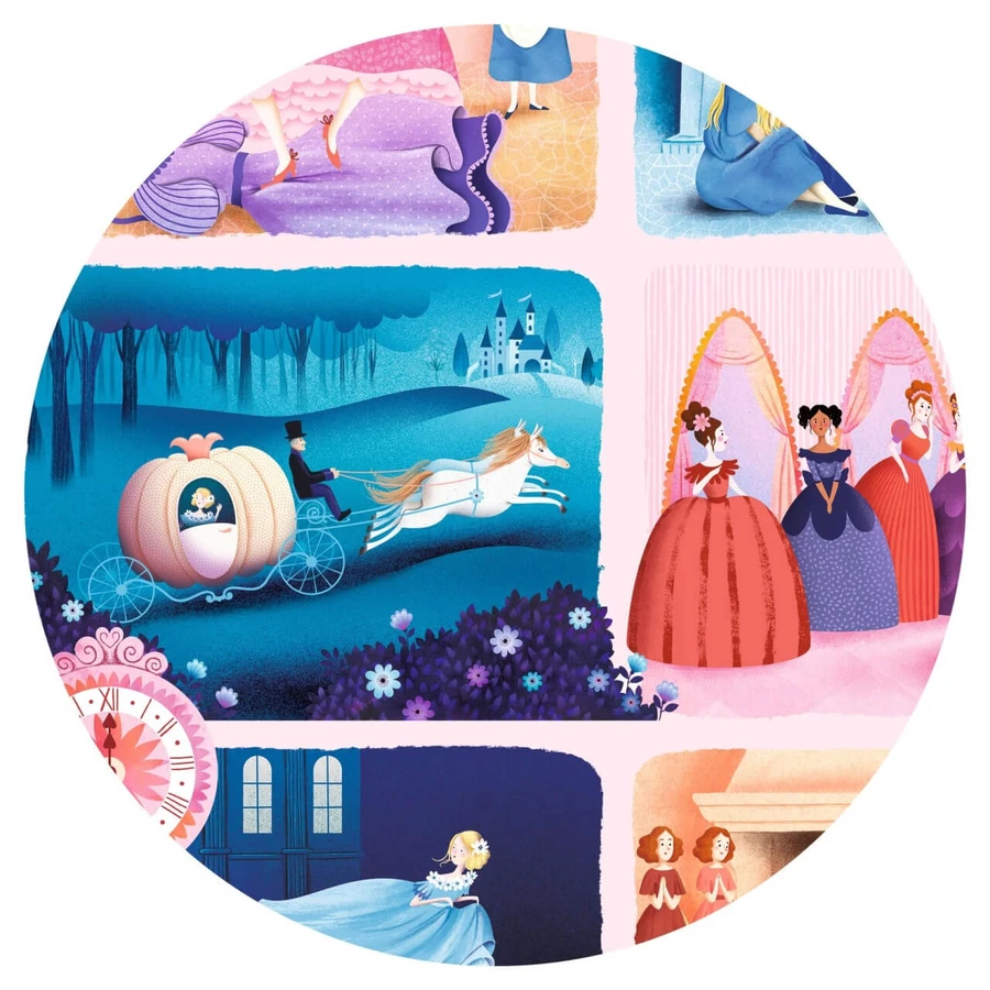 Puzzle de l'histoire de Cendrillon, Djeco