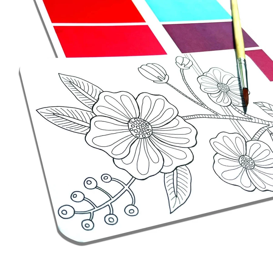 Set d'aquarelles DIY - Scenic Hues - Fleurs et jardins