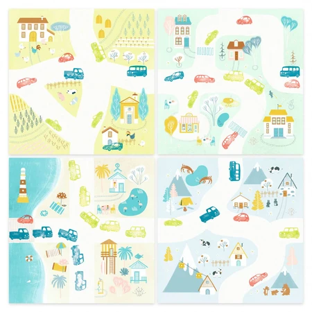 Djeco stamp game, Traffic