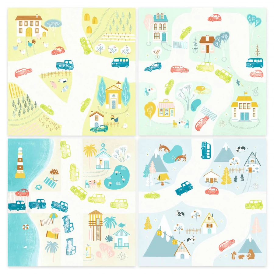 Djeco stamp game, Traffic