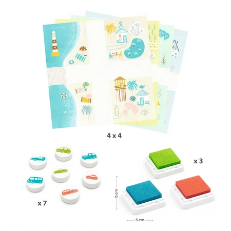 Djeco stamp game, Traffic