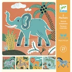 Djeco Sabloane Wild animals