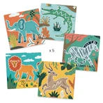Djeco Sabloane Wild animals