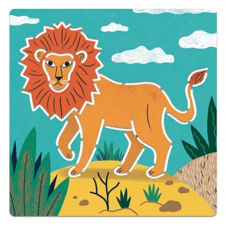 Djeco Sabloane Wild animals