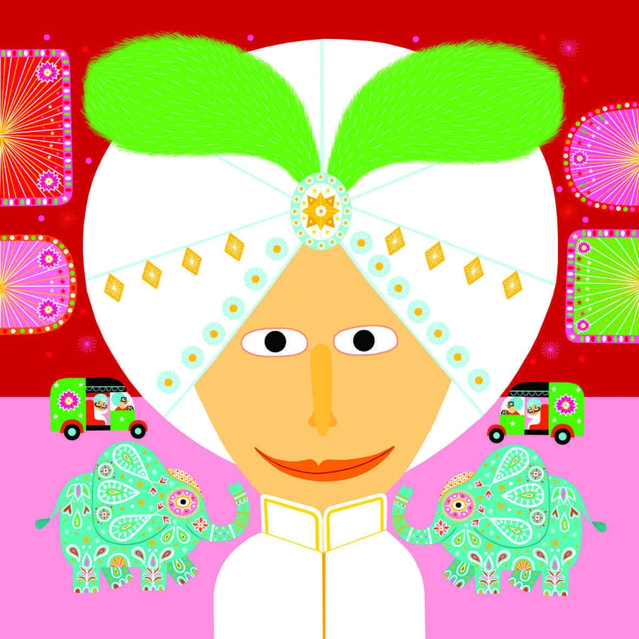 Djeco creative portrait making game