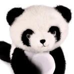 Pluszowa zabawka relaksacyjna i antystresowa - Miś Panda - magnetyczna, 30 cm: ceny i cechy