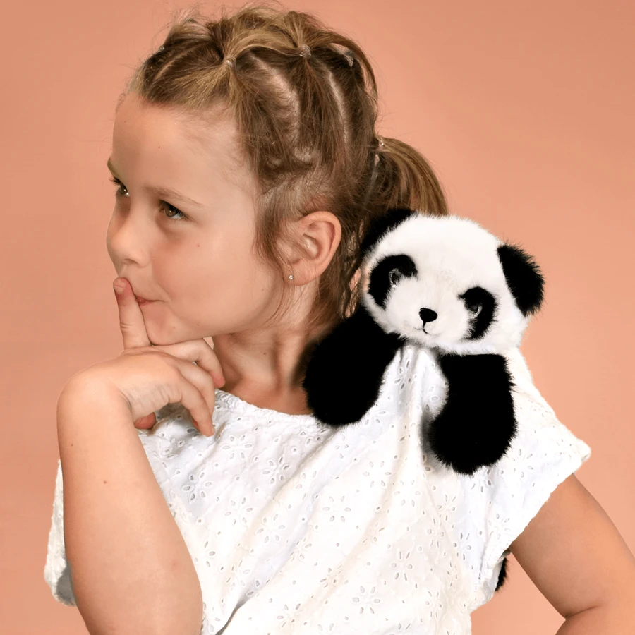 Pluszowa zabawka relaksacyjna i antystresowa - Miś Panda - magnetyczna, 30 cm: ceny i cechy