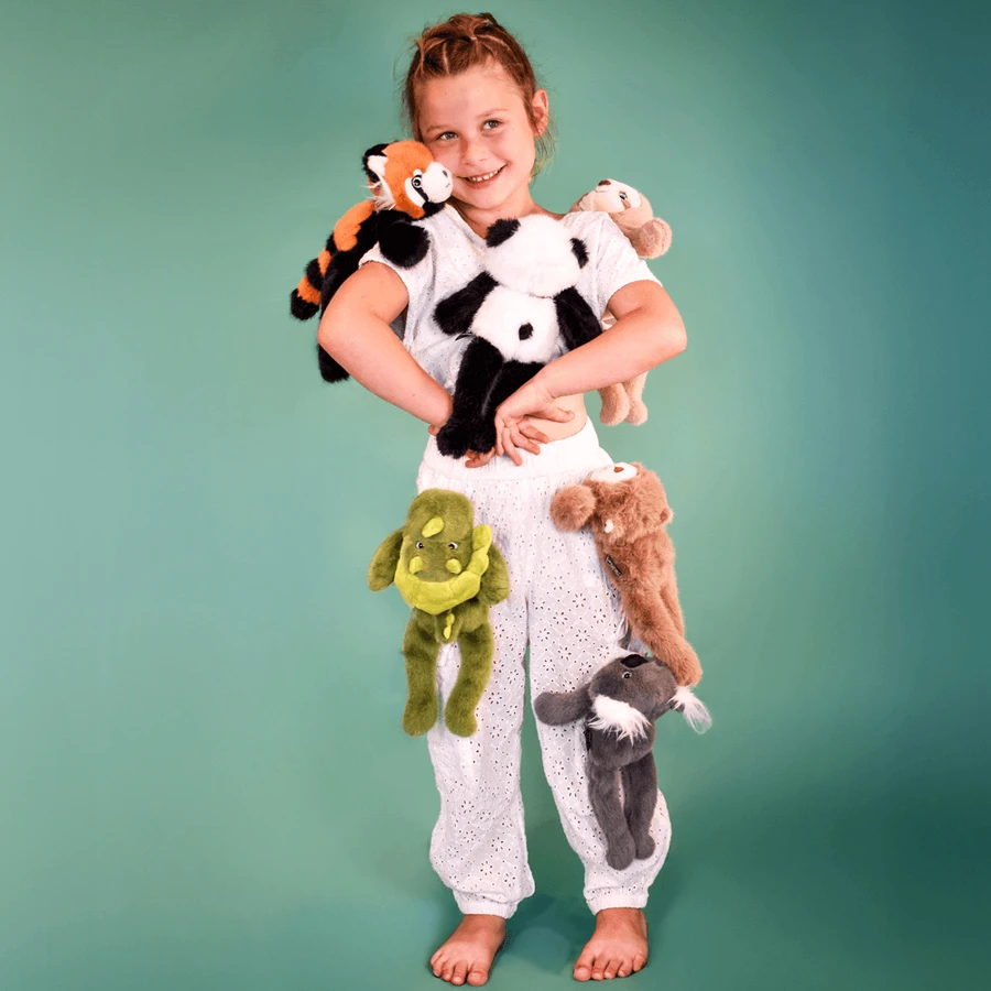 Pluszowa zabawka relaksacyjna i antystresowa - Miś Panda - magnetyczna, 30 cm: ceny i cechy