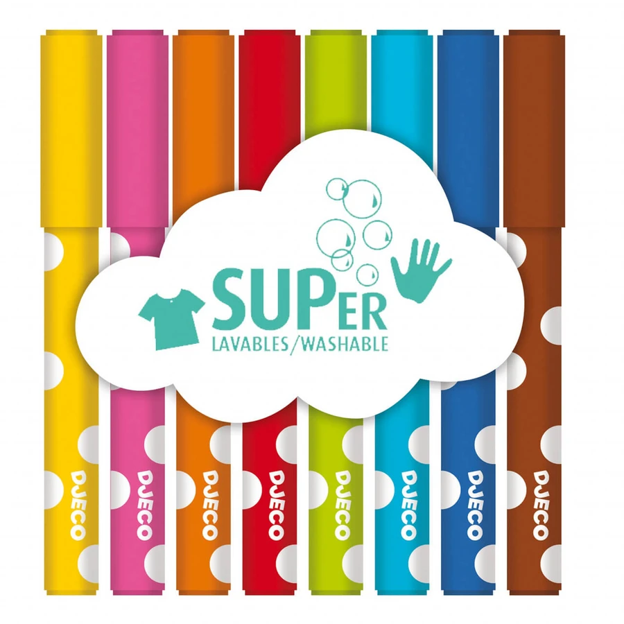Djeco washable crayons for the little ones