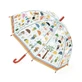 Djeco umbrella in the rain