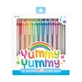 2.0 Yummy Yummy colored gel pens with glitter, scented - Set of 12
