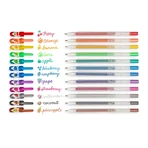 2.0 Yummy Yummy gekleurde gelpennen met glitter, geparfumeerd - Set van 12