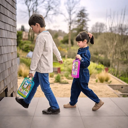 Portable activity and coloring kit - Dinosaur Robots - Let's Go! Robo Dinos