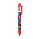 Multicolor balpen met 6 kleuren en intrekmechanisme Monsters