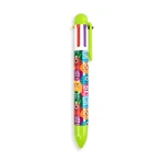 Multicolor balpen met 6 kleuren en intrekmechanisme Monsters
