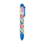Multicolor balpen met 6 kleuren en intrekmechanisme Monsters