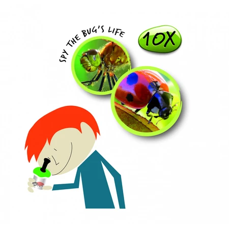 Boîte d'observation d'insectes Navir avec microscope