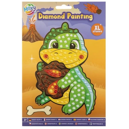 Creative diamond painting set with large rhinestones, A5