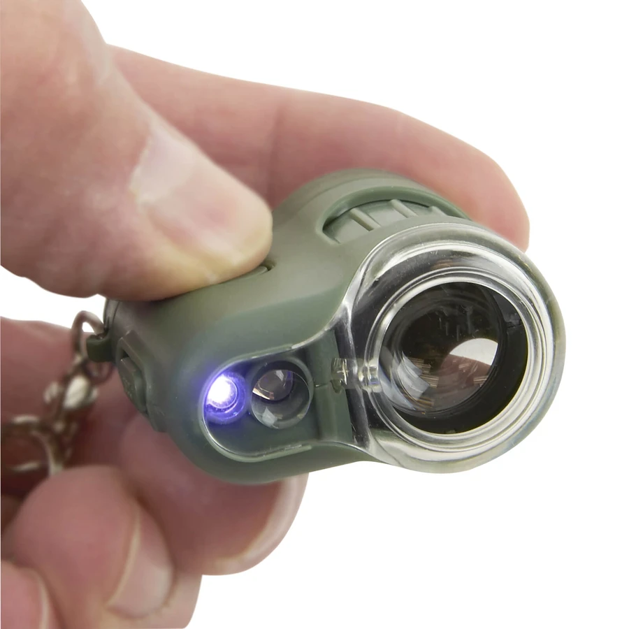 Microscope portable avec porte-clés, grossissement 20x, MicroMini, Safari