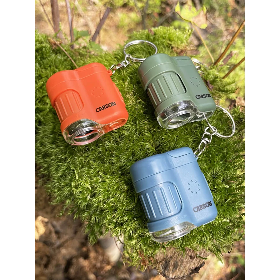 Microscope portable avec porte-clés, grossissement 20x, MicroMini, Safari