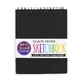 Cuaderno de bocetos A4 papel negro, 75 carpetas, 110 gr/mp , papel negro, A4, 110 gr/mp , cubierta DIY
