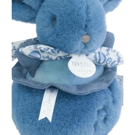 Musical Bunny Doudou® - blue, 20 cm