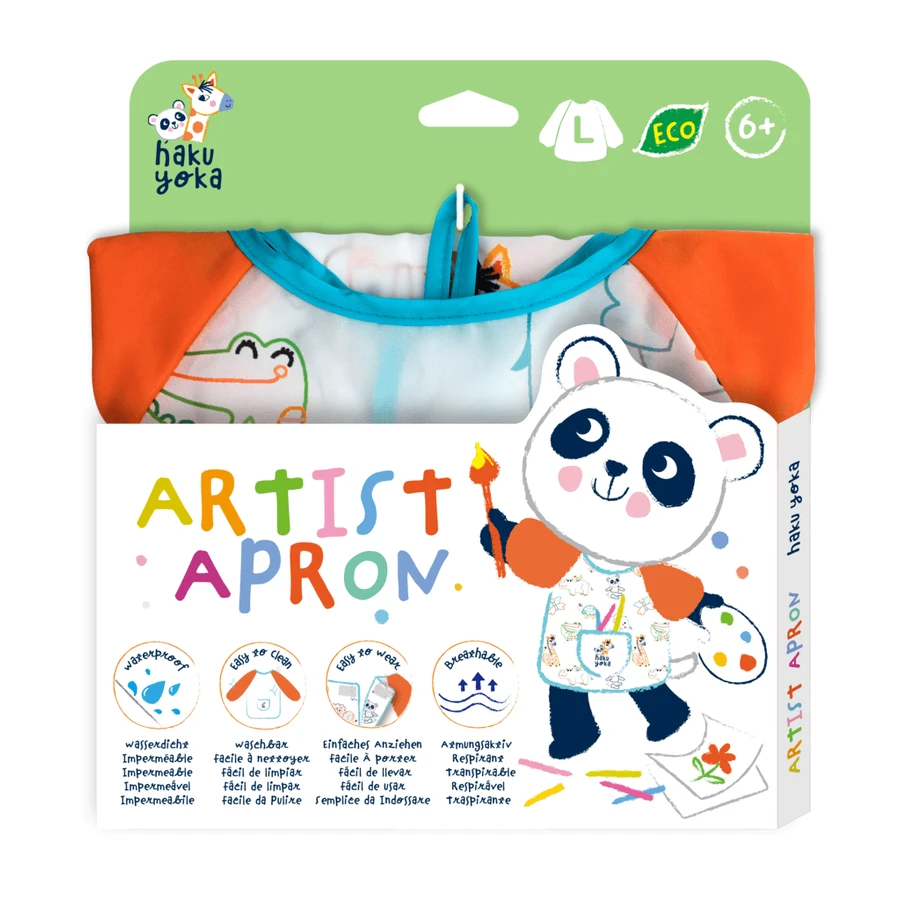 Tablier de protection pour peinture Little Artist - 6 ans et +, Haku Yoka