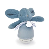 Vela musical conejito esponjoso azul de 16 cm, azul