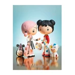 Tinyly Tiny Bearded Barbouille & Gribs action figure, Djeco