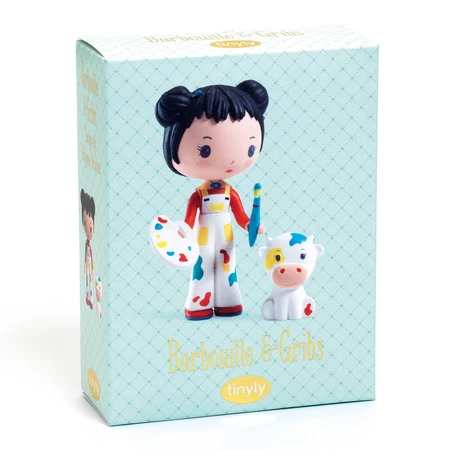 Tinyly Tiny Bearded Barbouille & Gribs action figure, Djeco