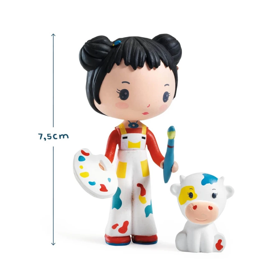 Tinyly Tiny Bearded Barbouille & Gribs action figure, Djeco