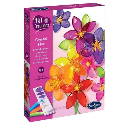 Kit créatif, Fleurs de cristal