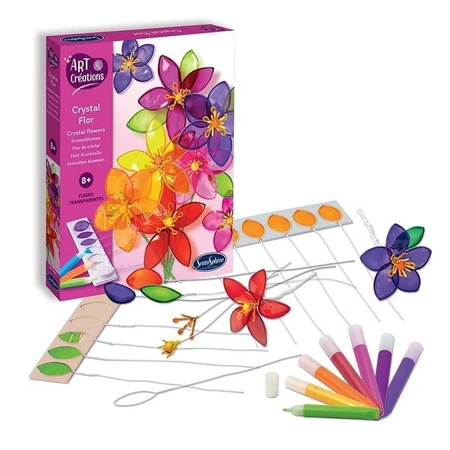 Kit créatif, Fleurs de cristal