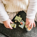 Wooden tractor puzzle, Orange Tree Toys