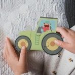 Wooden tractor puzzle, Orange Tree Toys